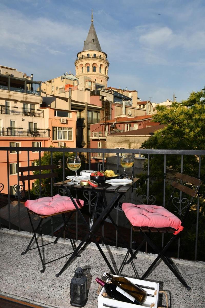 Galata Tower Is Almost In Your Bedroom And In The Balconies Rooftop Terrace With Golden Horn View Daire *