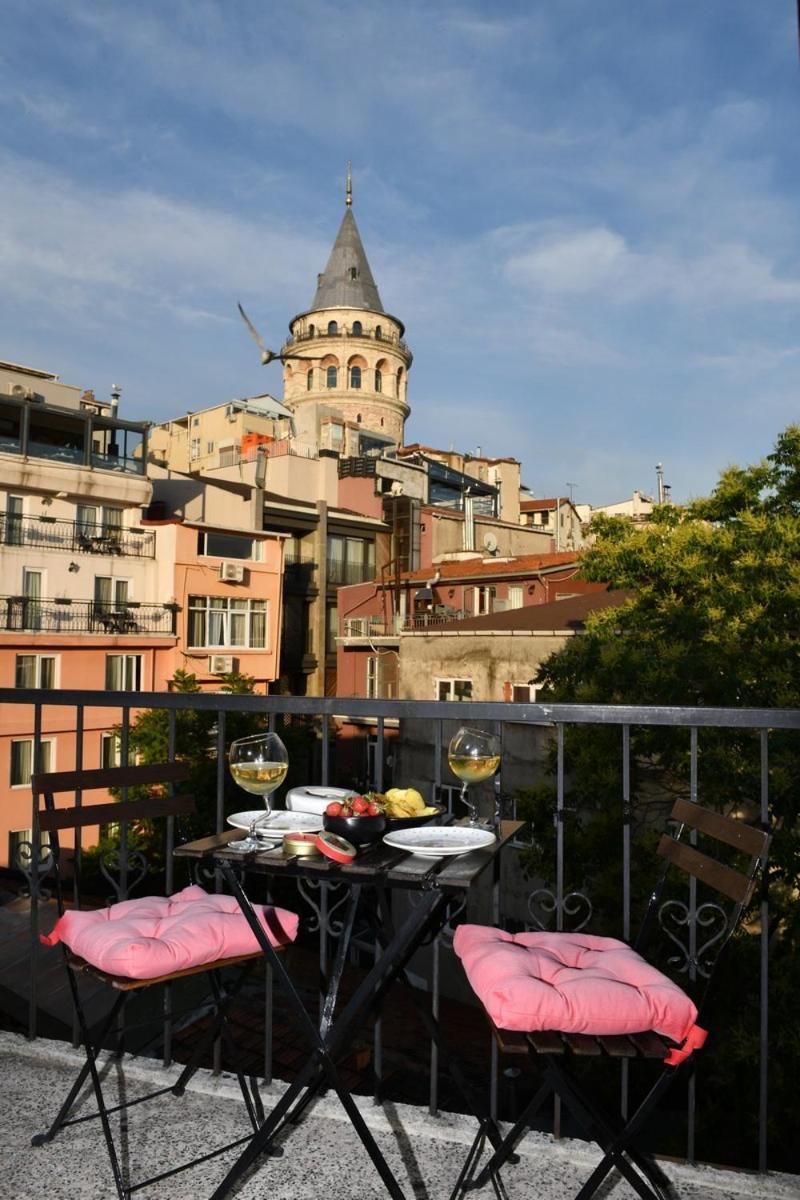 Daire Galata Tower Is Almost In Your Bedroom And In The Balconies Rooftop Terrace With Golden Horn View *